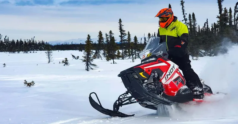 Snowmobile Adventure with Transportation — snowmobile tour in Anchorage