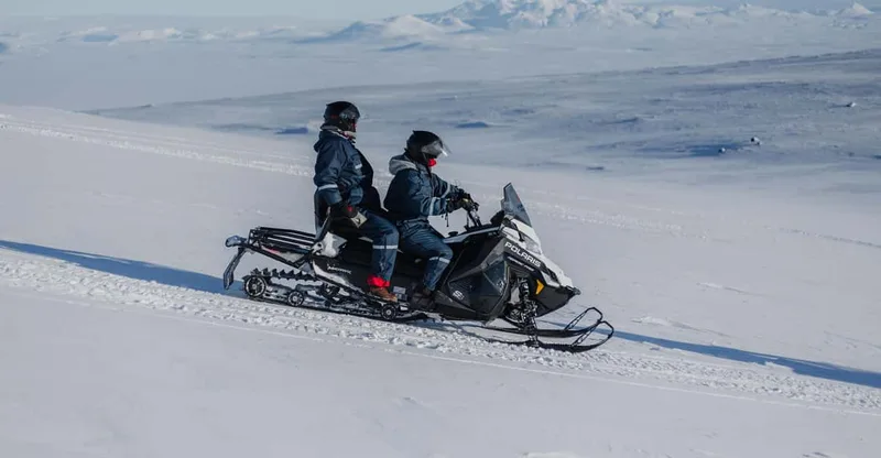 From Gullfoss: Langjökull Glacier Snowmobile Tour — snowmobile tour in Iceland