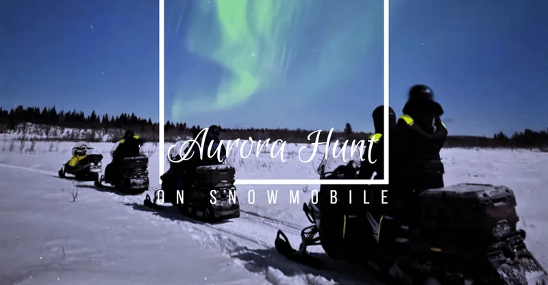 Aurora Hunt on Snowmobile - small groups — snowmobile tour in Kiruna