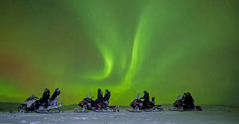 Björkliden/Abisko: Night Sky Snowmobile Tour — snowmobile tour in Kiruna