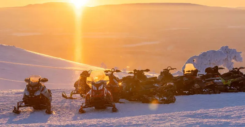 From Sirkka: Lapland Snowmobile Safari in Levi — snowmobile tour in Levi