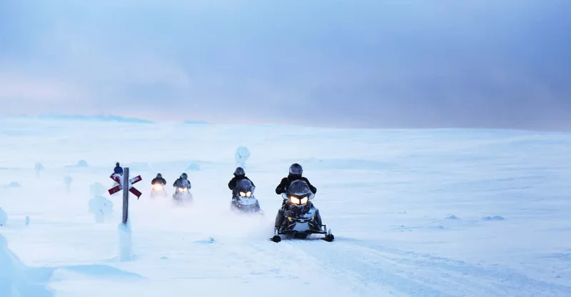 Snowmobiling Adventure — snowmobile tour in Levi