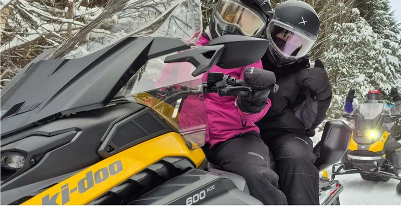 Guided Snowmobile Tour — snowmobile tour in Quebec City