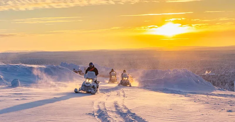 From Rovaniemi: Guided Lapland Snowmobile Adventure — snowmobile tour in Rovaniemi