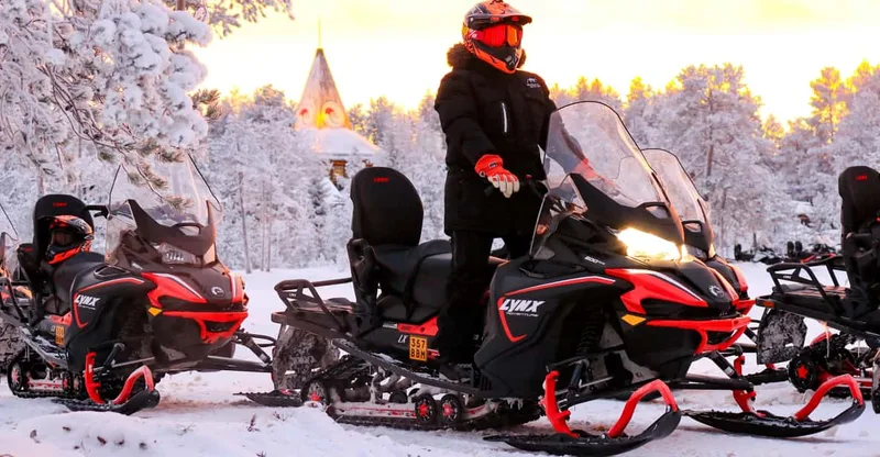 Guided Wilderness Snowmobile Ride — snowmobile tour in Rovaniemi